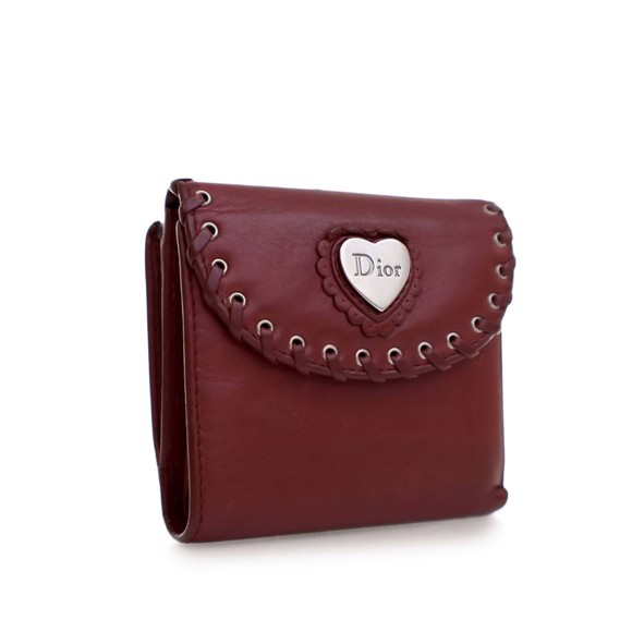Pre-Loved Dior Calfskin Heart Compact Small Wallet - Picture 3 of 12